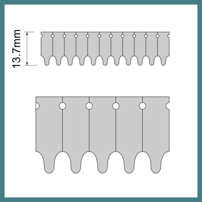 0-VAL-103 Canopy Valance  (length per pack 800mm)