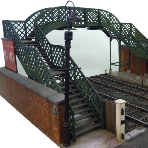 Laser Cut Model 0FOOTBRIDGEKIT01 Platform Level Lattice Footbridge kit