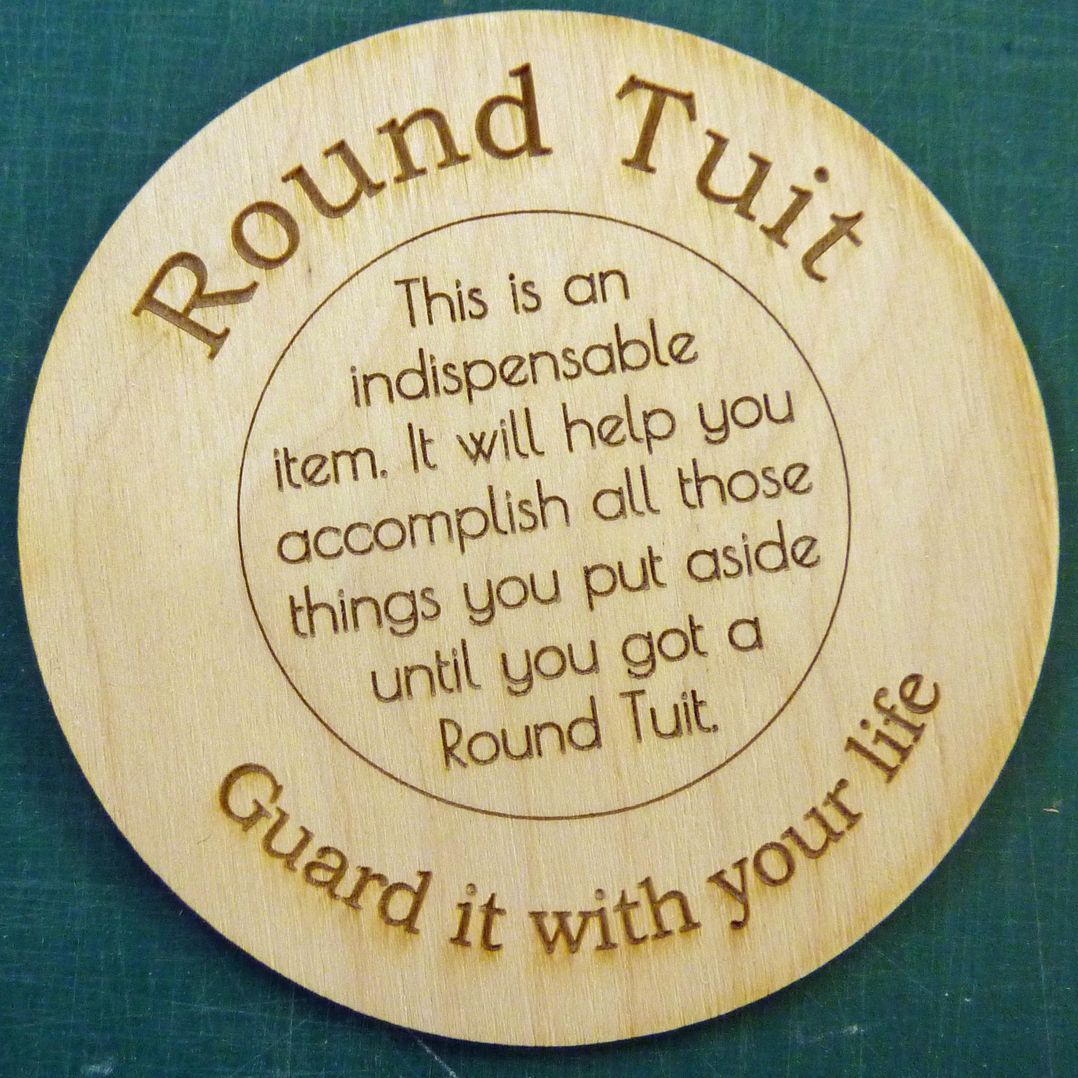 GIFT 01 Round Tuit Coaster