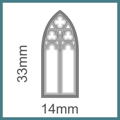 00-C6C Church Window frame kit (pack of 4) - Image 2