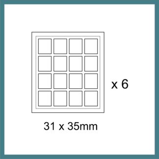SS0-512 0-Scale windows  (6 per pack)