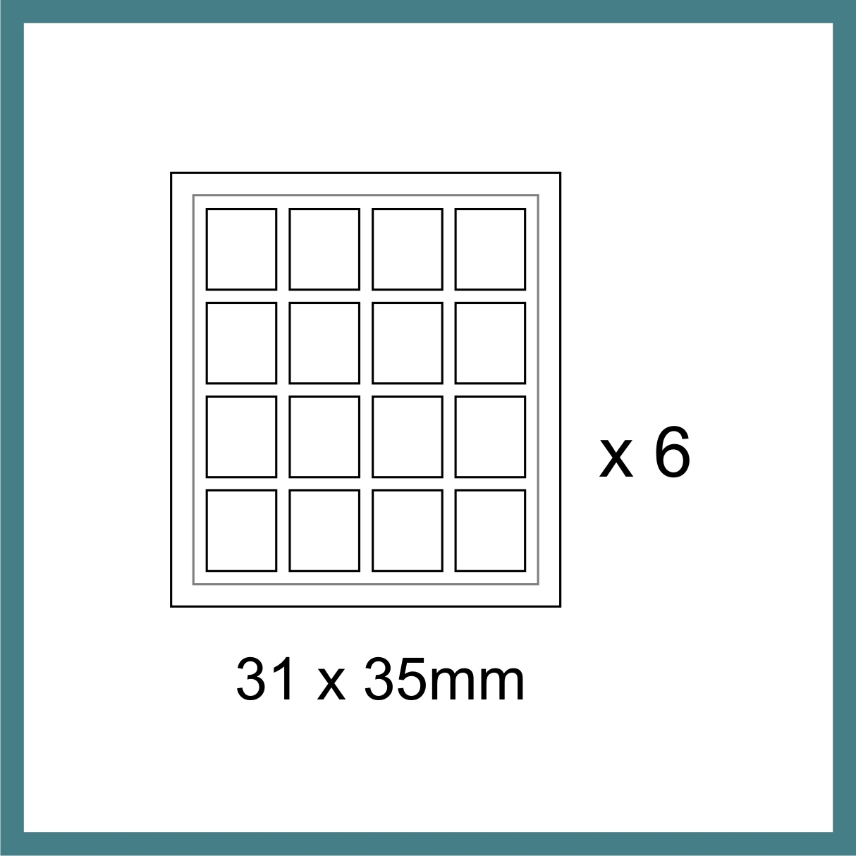 SS0-512 0-Scale windows  (6 per pack)